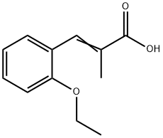 2-Propenoicacid,3-(2-ethoxyphenyl)-2-methyl-(9CI) 구조식 이미지
