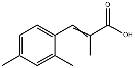 2-Propenoic acid, 3-(2,4-diMethylphenyl)-2-Methyl- Structure