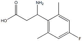 벤젠프로판산,ba-아미노-4-플루오로-2,6-디메틸-(9CI) 구조식 이미지