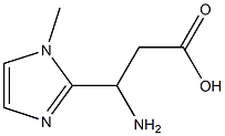 1H-이미다졸-2-프로파노산,베타-아미노-1-메틸-(9Cl) 구조식 이미지