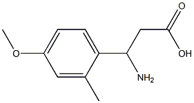 벤젠프로판산,바-아미노-4-메톡시-2-메틸-(9CI) 구조식 이미지