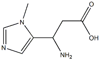 1H-이미다졸-5-프로파노산,베타-아미노-1-메틸-(9Cl) 구조식 이미지