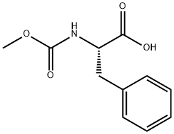 2-[(methoxycarbonyl)amino]-3-phenylpropanoic acid 구조식 이미지
