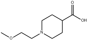 1-(2-methoxyethyl)piperidine-4-carboxylic acid(SALTDATA: 0.4H2O) Structure