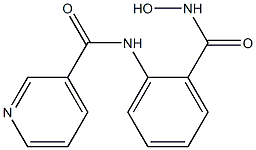 3-피리딘카르복사미드,N-[2-[(히드록시아미노)카르보닐]페닐]-(9Cl) 구조식 이미지