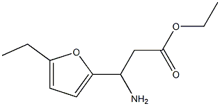 2-Furanpropanoicacid,bta-amino-5-ethyl-,ethylester(9CI) Structure