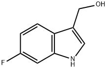 1H-Indole-3-methanol,6-fluoro-(9CI) Structure