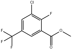 methyl 3-chloro-2-fluoro-5-(trifluoromethyl)benzoate Structure
