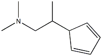 2,4-시클로펜타디엔-1-에탄아민,N,N,베타-트리메틸-(9CI) 구조식 이미지