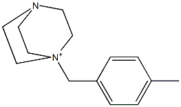 1-(4-methylbenzyl)-4-aza-1-azoniabicyclo[2.2.2]octane 구조식 이미지