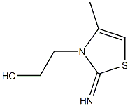3(2H)-Thiazoleethanol,2-imino-4-methyl-(9CI) 구조식 이미지