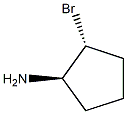 시클로펜탄아민,2-브로모-,(1R,2R)-rel-(9CI) 구조식 이미지