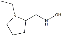 2-Pyrrolidinemethanamine,1-ethyl-N-hydroxy-(9CI) Structure