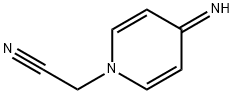 1(4H)-Pyridineacetonitrile,4-imino-(9CI) Structure