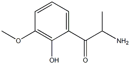 1-Propanone,2-amino-1-(2-hydroxy-3-methoxyphenyl)-(9CI) 구조식 이미지