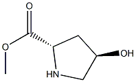 D-프롤린,4-하이드록시-,메틸에스테르,(4S)-rel-(9CI) 구조식 이미지