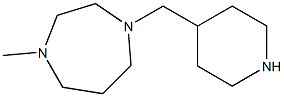 1H-1,4-Diazepine,hexahydro-1-methyl-4-(4-piperidinylmethyl)-(9CI) 구조식 이미지