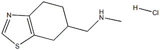 (N-Methylaminomethyl)-6 tetrahydro-4,5,6,7-benzo(d)thiazole chlorhydra te [French] Structure