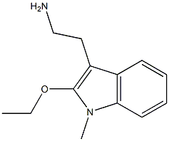 1H-Indole-3-ethanamine,2-ethoxy-1-methyl-(9CI) Structure