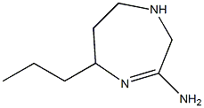 1H-1,4-Diazepin-3-amine,2,5,6,7-tetrahydro-5-propyl-(9CI) Structure