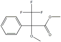 α-Methoxy-α-(trifluoromethyl)benzeneacetic acid methyl ester Structure