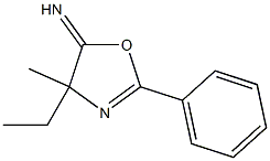 5(4H)-Oxazolimine,4-ethyl-4-methyl-2-phenyl-(9CI) 구조식 이미지