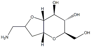 D-glycero-L-gulo-Nonitol, 9-amino-2,6:5,8-dianhydro-7,9-dideoxy-, (8xi-iota)- (9CI) Structure