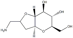 D-글리세로-D-굴로-노니톨,1-아미노-2,5:4,8-디안히드로-1,3-디데옥시-,(2xi-iota)-(9CI) 구조식 이미지