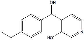 4-Pyridinemethanol,alpha-(4-ethylphenyl)-3-hydroxy-(9CI) Structure