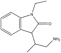 2H-Indol-2-one,3-(2-amino-1-methylethyl)-1-ethyl-1,3-dihydro-(9CI) Structure