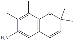 2H-1-Benzopyran-6-amine,2,2,7,8-tetramethyl-(9CI) Structure