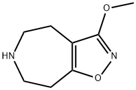 4H-Isoxazolo[4,5-d]azepine,5,6,7,8-tetrahydro-3-methoxy-(9CI) Structure