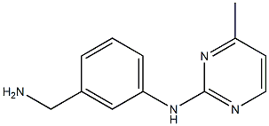 2-피리미딘아민,N-[3-(아미노메틸)페닐]-4-메틸-(9Cl) 구조식 이미지