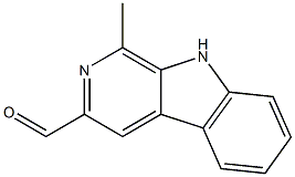 9H-Pyrido[3,4-b]indole-3-carboxaldehyde,1-methyl-(9CI) Structure