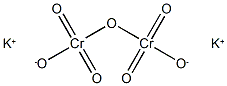중크롬산 칼륨 구조식 이미지