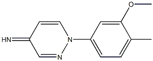 4(1H)-Pyridazinimine,1-(3-methoxy-4-methylphenyl)-(9CI) Structure