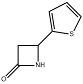 2-Azetidinone,4-(2-thienyl)-(9CI) Structure