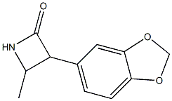 2-Azetidinone,3-(1,3-benzodioxol-5-yl)-4-methyl-(9CI) Structure