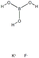 orthoboric acid, compound with potassium fluoride (1:1) Structure