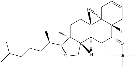 6β-[(트리메틸실릴)옥시]-5α-콜레스트-2-엔 구조식 이미지