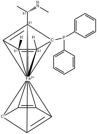 (R) - (-)-N-метил-1-[(S) -2 - (дифенилфосфино) ферроценил] этиламин структурированное изображение