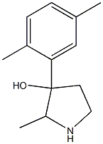 3-Pyrrolidinol,3-(2,5-dimethylphenyl)-2-methyl-(9CI) Structure