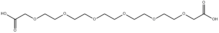 PEG6-(CH2CO2H)2 구조식 이미지