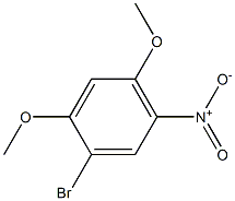 1-Bromo-2,4-dimethoxy-5-nitrobenzene, 98% 구조식 이미지