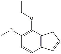 1H-Indene,7-ethoxy-6-methoxy-(9CI) Structure