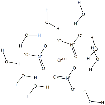 CHROMIUM(III) NITRATE NONAHYDRATE Structure