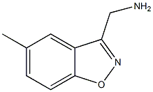 1,2-벤즈이속사졸-3-메탄아민,5-메틸-(9CI) 구조식 이미지