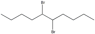 5,6-dibromodecane Structure