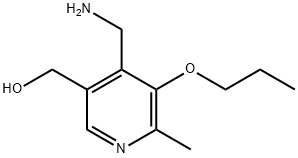 3-Pyridinemethanol,4-(aminomethyl)-6-methyl-5-propoxy-(9CI) Structure