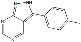 1H-Pyrazolo[3,4-d]pyrimidine,3-(4-methylphenyl)-(9CI) Structure